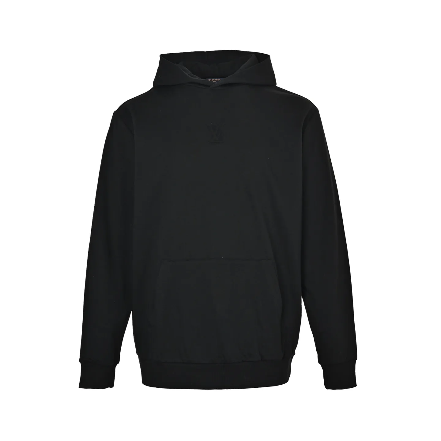 Louis Vuitton/Louis Vuitton embossed letter hooded sweatshirt